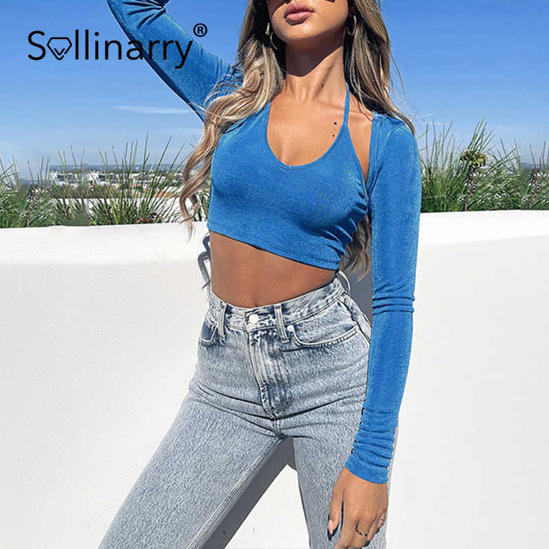 Sollinarry casual deep V-neck lace up tank streetwear top off shoulder solid color tight crop long sleeve lady cami top 210709, Blue
Sollinarry casual deep V-neck lace up tank streetwear top off shoulder solid color tight crop long sleeve lady cami top 210709, Blue