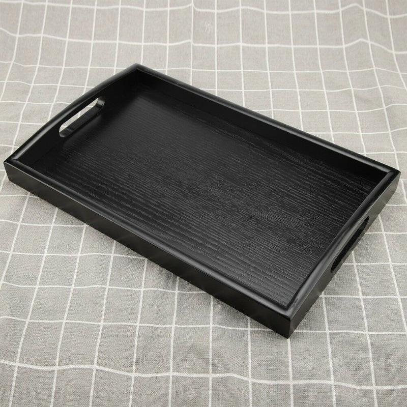 Dishes & Plates Serving Tray Large Black Wood Rectangle Butler Breakfast Trays With Handles Easy To Grip Dropship
Dishes & Plates Serving Tray Large Black Wood Rectangle Butler Breakfast Trays With Handles Easy To Grip Dropship