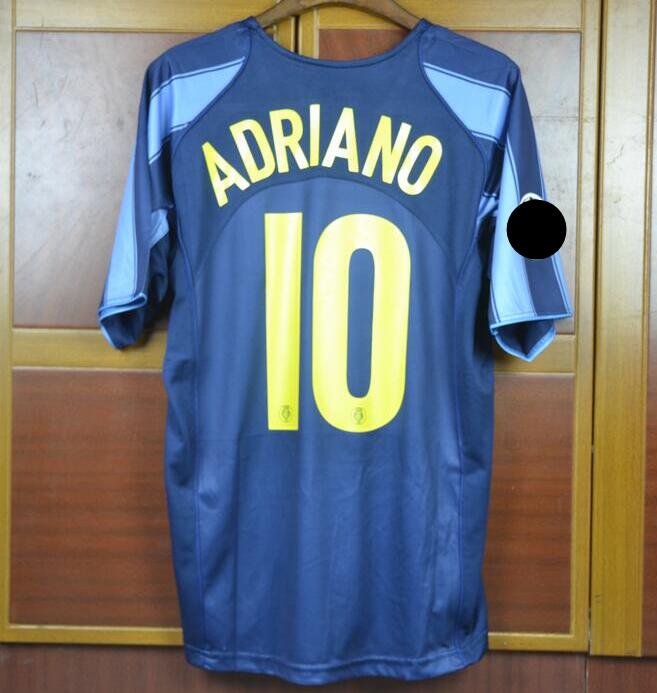 TOP quality Vinatge Milan Retro Soccer Jersey 2001 2003 2004 2005 RONALDO MILITO SNEIJDER BAGGIO ZANETTI VIERI Adriano home away Football Shirt Kits, 04 05 away
TOP quality Vinatge Milan Retro Soccer Jersey 2001 2003 2004 2005 RONALDO MILITO SNEIJDER BAGGIO ZANETTI VIERI Adriano home away Football Shirt Kits, 04 05 away