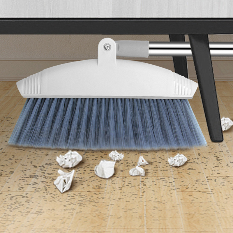 180degree Rotary Broom and Foldable Standing Dustpan Household Floor Cleaning Set