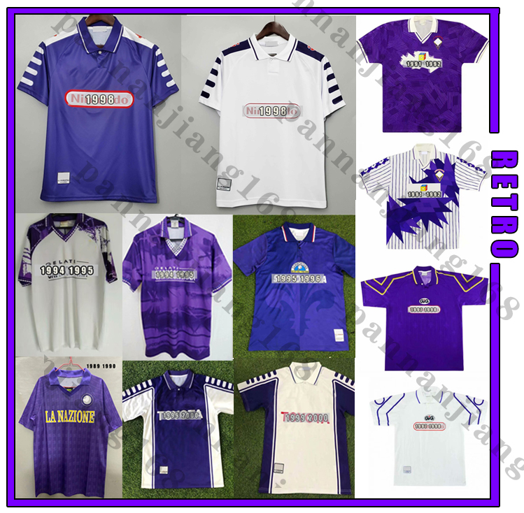 Florence 1991 1992 1994 1995 Fiorentina Retro Soccer Jerseys 9 BATISTUTA 10 RUI COSTA Home away 95 96 99 00 Vintage Football Shirt, Black;yellow
Florence 1991 1992 1994 1995 Fiorentina Retro Soccer Jerseys 9 BATISTUTA 10 RUI COSTA Home away 95 96 99 00 Vintage Football Shirt, Black;yellow