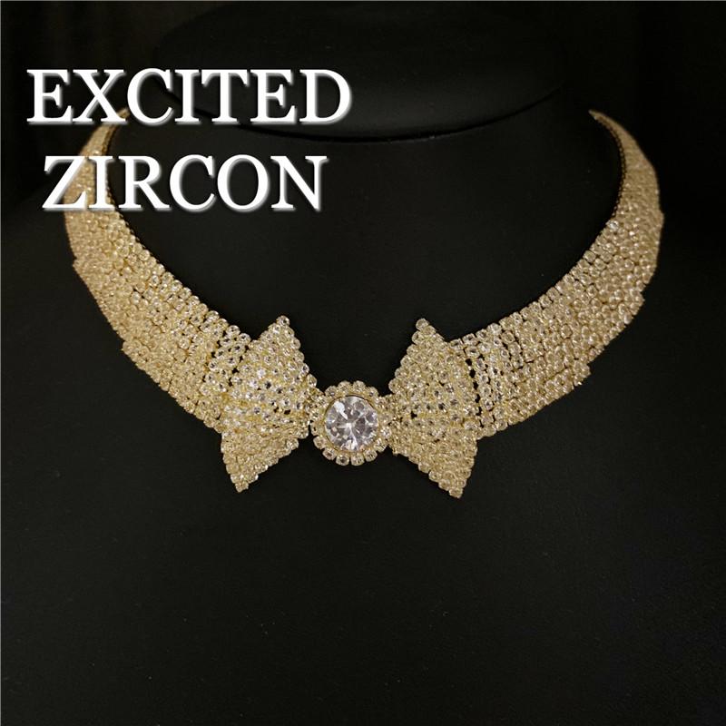 Exquisite Fashion Romantic Little Princess Rhinestone Crystal Jewelry Necklace Charm Women's Dance Gift Chokers
Exquisite Fashion Romantic Little Princess Rhinestone Crystal Jewelry Necklace Charm Women's Dance Gift Chokers