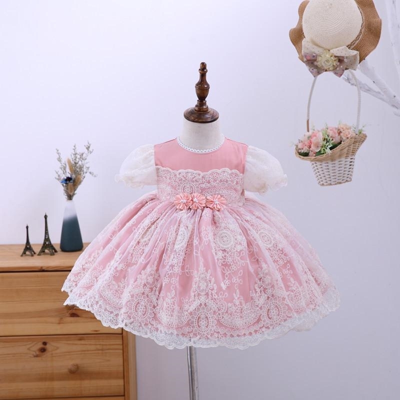 Toddler Girl Spanish Lolita Princess Dress for Baby Girls Birthday Christening Pink Ball Gown Children Boutique Clothes 210615
Toddler Girl Spanish Lolita Princess Dress for Baby Girls Birthday Christening Pink Ball Gown Children Boutique Clothes 210615