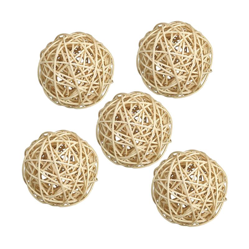 5x Wicker Rattan Ball 7CM Twig Orbs Balls DIY Crafts String Lights Ornament Decorative Objects & Figurines
5x Wicker Rattan Ball 7CM Twig Orbs Balls DIY Crafts String Lights Ornament Decorative Objects & Figurines