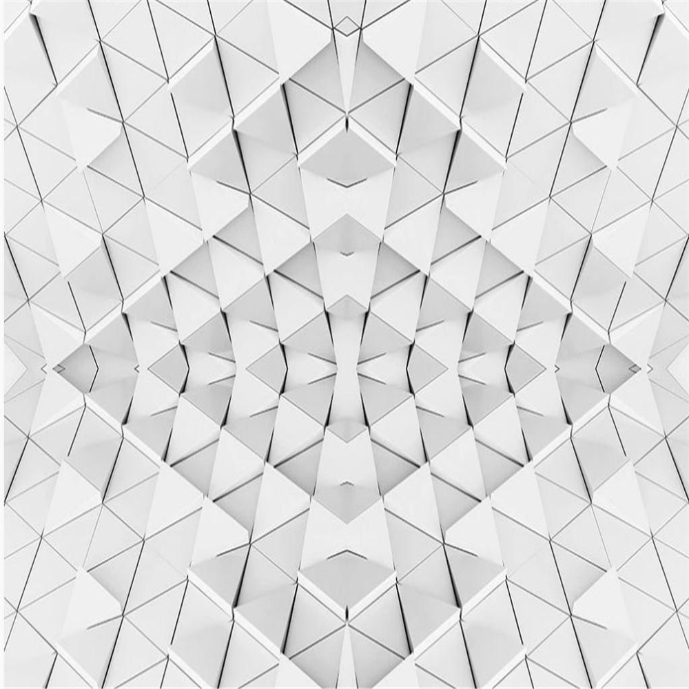 Simple 3d stereoscopic wallpaper three-dimensional geometric wallpapers space art TV background wall