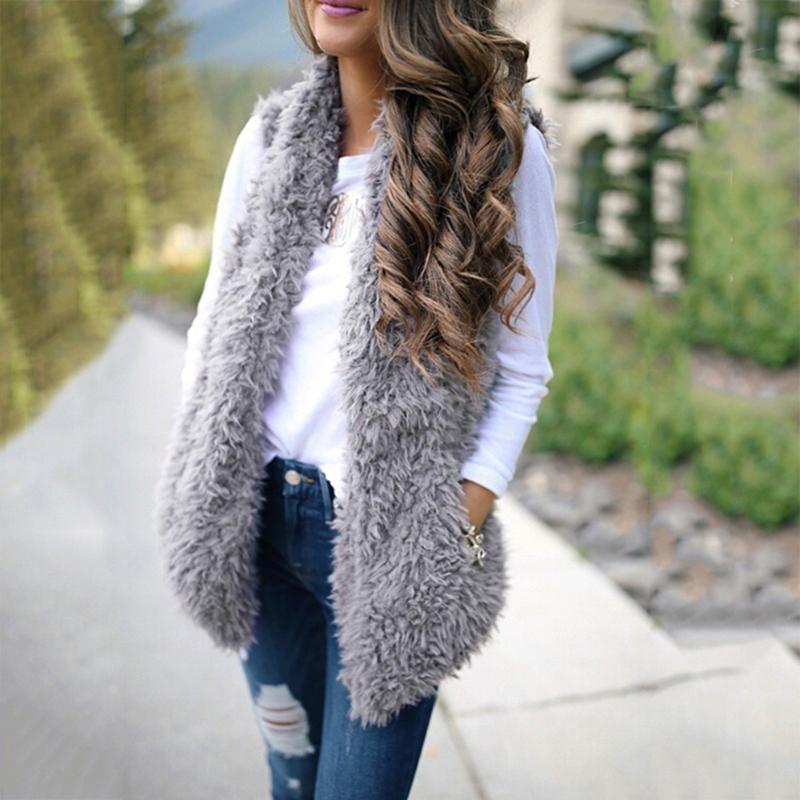 Women's Fur & Faux Ladies Vest Solid Color Lady Sexy Open Front Sleeveless Coat 2021 Women Autumn Warm Jacket Veste Femme, Black
Women's Fur & Faux Ladies Vest Solid Color Lady Sexy Open Front Sleeveless Coat 2021 Women Autumn Warm Jacket Veste Femme, Black