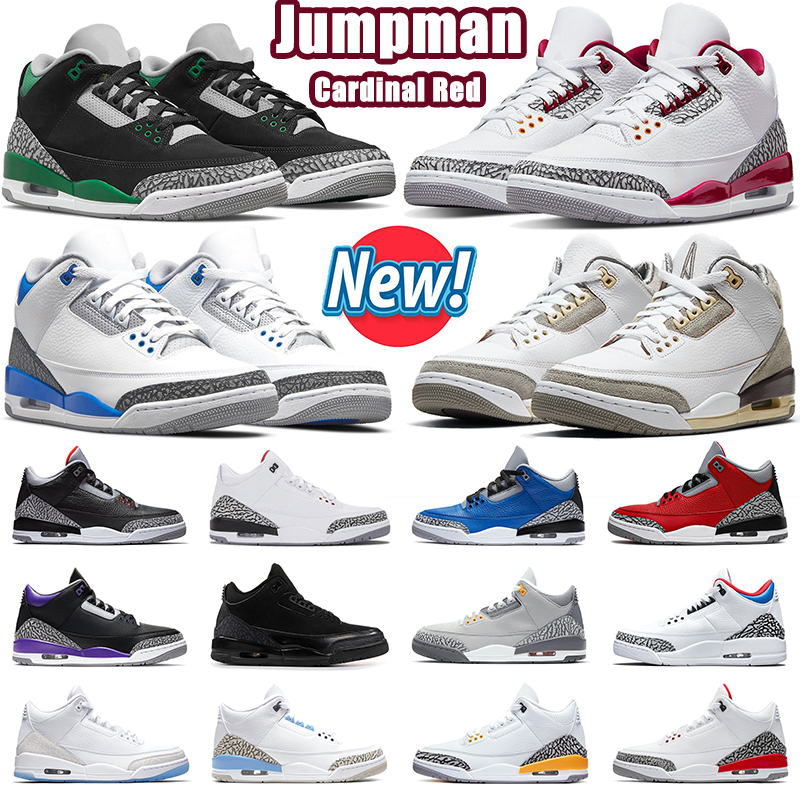 Hotsale Men Basketball Shoes 3 3s Jumpman Cardinal Red Cement Pine Green Racer Blue Medium Grey Midnight Navy Court Purple UNC Mens Trainer Sports Sneakers, #16 black white 40-47
Hotsale Men Basketball Shoes 3 3s Jumpman Cardinal Red Cement Pine Green Racer Blue Medium Grey Midnight Navy Court Purple UNC Mens Trainer Sports Sneakers, #16 black white 40-47