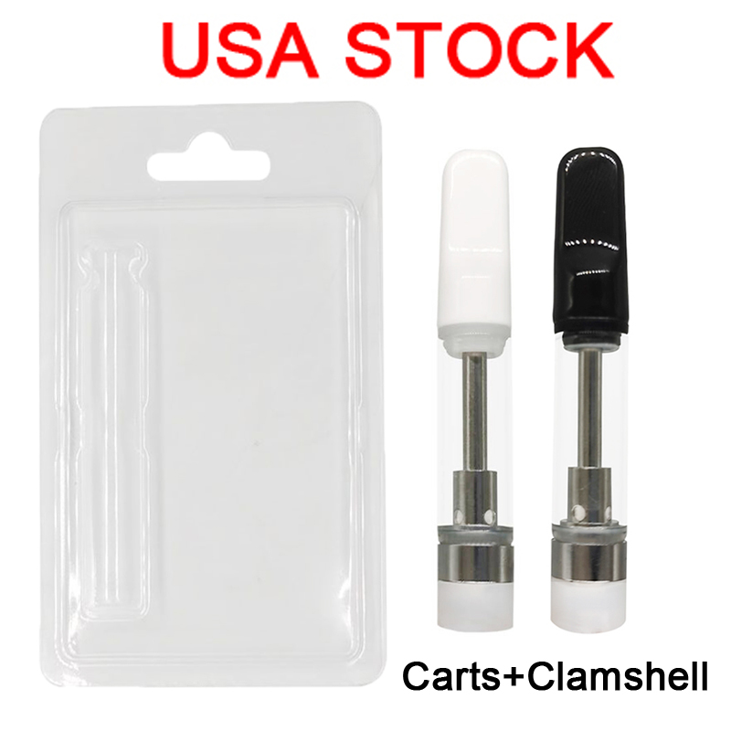 0.8ml 1ml Vape Cartridges with Clamshell USA STOCK Thick Oil 510 Cartridge Blister Pack Cases Packaging Empty Ceramic Tip Vapes Carts Pens Glass Tanks Atomizers
0.8ml 1ml Vape Cartridges with Clamshell USA STOCK Thick Oil 510 Cartridge Blister Pack Cases Packaging Empty Ceramic Tip Vapes Carts Pens Glass Tanks Atomizers