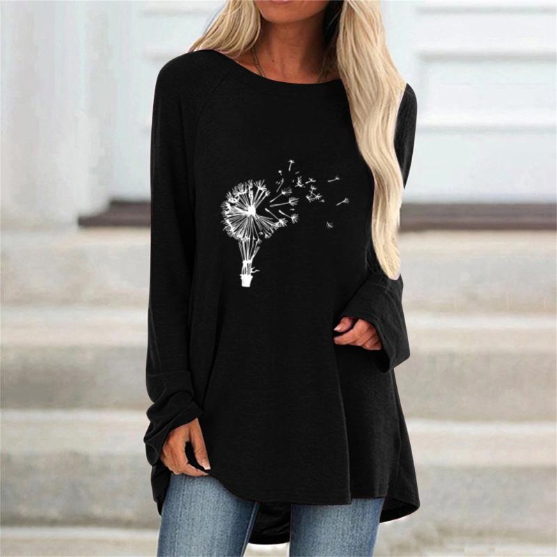 Women's T-Shirt Womens T Shirt Casual Solid Dandelion Prints Long Sleevede O Neck Streetwear Daily Clothing Korean Style Harajuku Tops G2, White
Women's T-Shirt Womens T Shirt Casual Solid Dandelion Prints Long Sleevede O Neck Streetwear Daily Clothing Korean Style Harajuku Tops G2, White