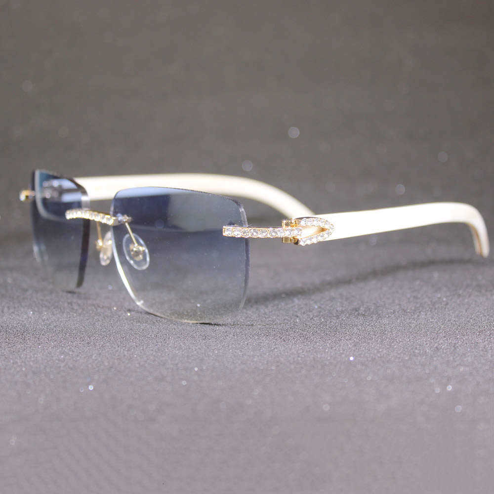 Retro Rhinestone Frameless Sunglasses Men and Women Metal Natural Buffalo Horn Wooden Square Outdoor Shade 6IT3
Retro Rhinestone Frameless Sunglasses Men and Women Metal Natural Buffalo Horn Wooden Square Outdoor Shade 6IT3