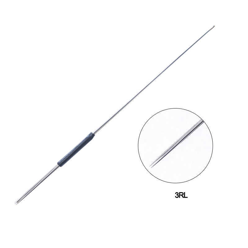 Disposable tattoo needles 1R 3RL 3RS 5RL 5RS 3F 5F 7F agujas microblading permanent makeup machine needle 0.35x50mm maquiagem 3D 210608