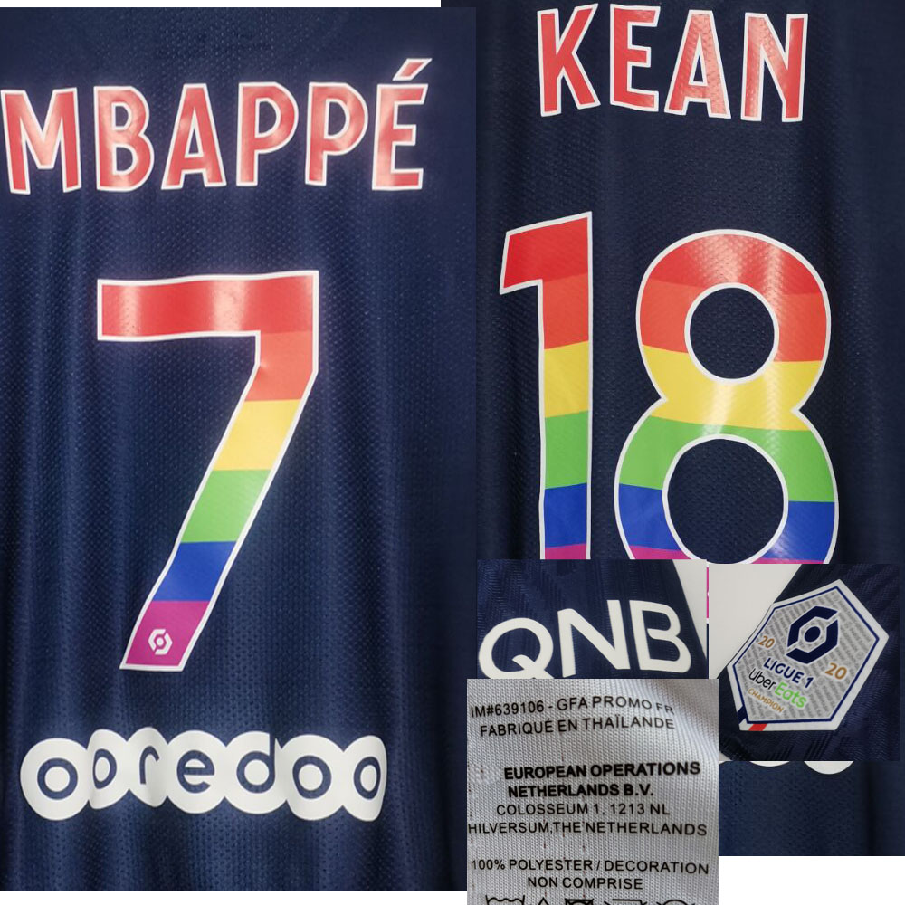 2021 American College Football Wear Rainbow Maillot Mbappe Icardi Marquinhos Neymar JR Draxler Di Maria Match Worn Player Issue Jersey, Black
2021 American College Football Wear Rainbow Maillot Mbappe Icardi Marquinhos Neymar JR Draxler Di Maria Match Worn Player Issue Jersey, Black