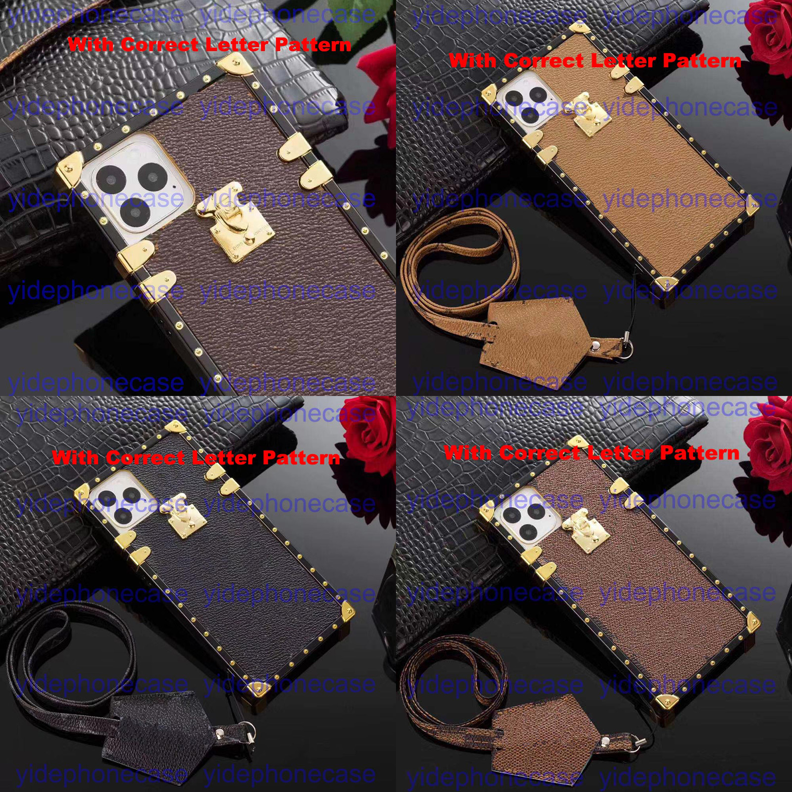 L Pattern Designer Letter Phone Cases For i-Phone 11 12 Pro Max Xs Xr 7 8 Plus Case Fashion Leather Cover with Chains
L Pattern Designer Letter Phone Cases For i-Phone 11 12 Pro Max Xs Xr 7 8 Plus Case Fashion Leather Cover with Chains