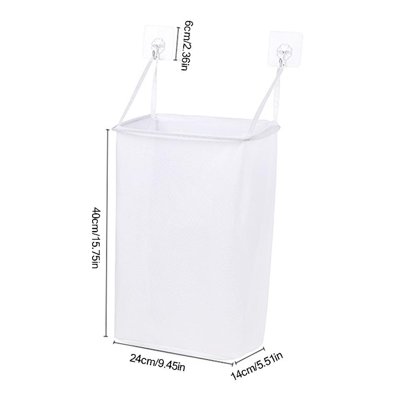 1pc Home Wall Mounted Laundry Basket Dirty Clothes Storage Basket Bucket Toy Bucket Laundry Hamper Dirty Clothes Storage
