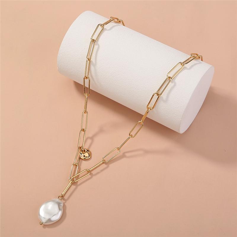 Pendant Necklaces Fashion Graceful Luxury Gold Color Pearl Clavicle Chain Necklace For Women Jewelry Accessories Gifts
Pendant Necklaces Fashion Graceful Luxury Gold Color Pearl Clavicle Chain Necklace For Women Jewelry Accessories Gifts