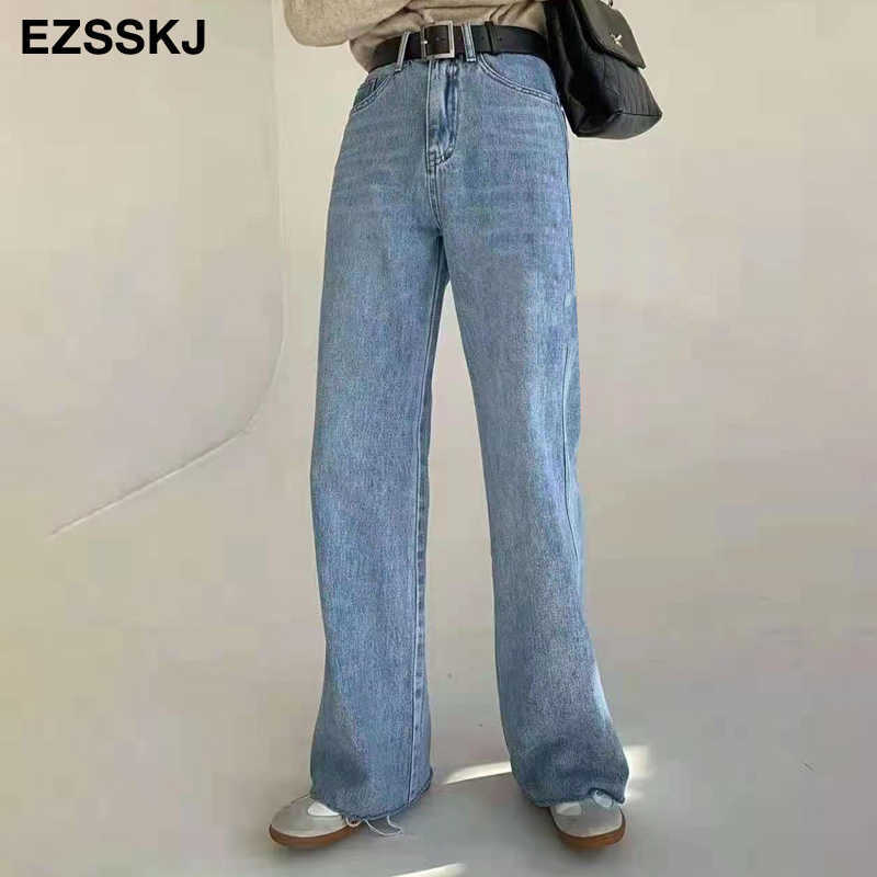 EZSSKJ soft thin Jeans Woman High Waist Wide Leg Jeans Long jeans pants female chic Ripped Tassel Hem Overlength Denim Pants 210616, Blue
EZSSKJ soft thin Jeans Woman High Waist Wide Leg Jeans Long jeans pants female chic Ripped Tassel Hem Overlength Denim Pants 210616, Blue