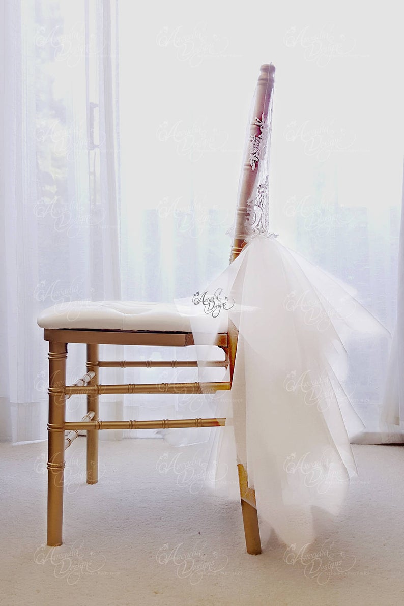 in stocks different colors wedding chair covers elegant lace tulle tutu chairs sashes decorations skirts zj010