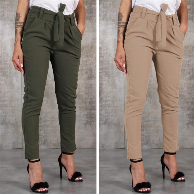 gaoke casual slim chiffon women capris thin with sash high waist black khaki green woman trousers, Black;white
gaoke casual slim chiffon women capris thin with sash high waist black khaki green woman trousers, Black;white