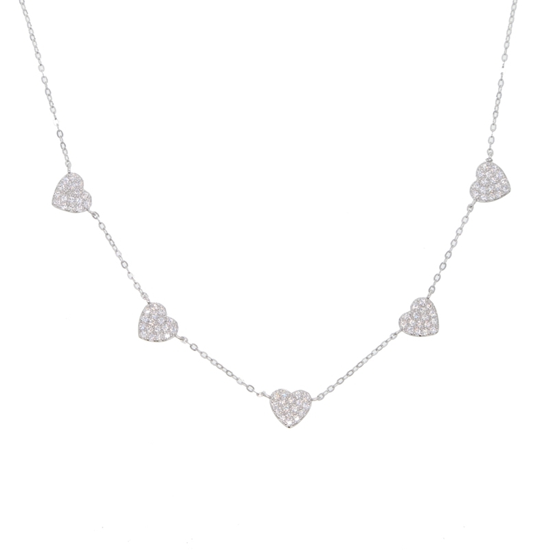 35+10cm 925 sterling silver cute danity heart charm pendant necklace christmas gift delicate chain Hearts 210616
35+10cm 925 sterling silver cute danity heart charm pendant necklace christmas gift delicate chain Hearts 210616
