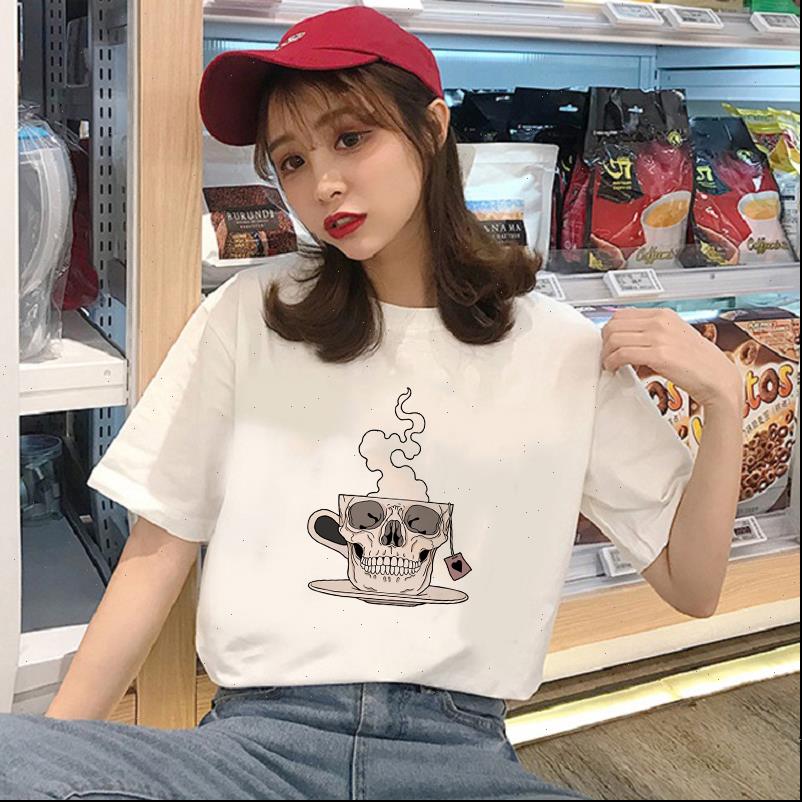 kawaii horro skull teacup womens femal cartoon tees casual harajuku short sleeve, White
kawaii horro skull teacup womens femal cartoon tees casual harajuku short sleeve, White