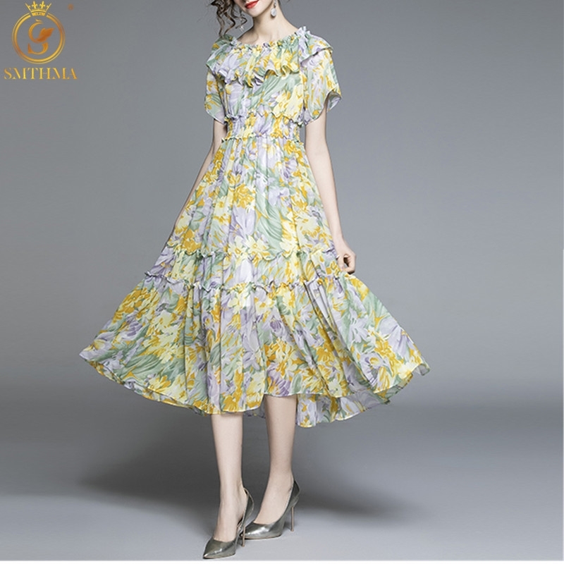 Summer Beach Chiffon Ruffle Printed Boho Long Dress Women's Short Sleeve Sexy Off Shoulder Elegant Vestidos 210520, Photo color
Summer Beach Chiffon Ruffle Printed Boho Long Dress Women's Short Sleeve Sexy Off Shoulder Elegant Vestidos 210520, Photo color
