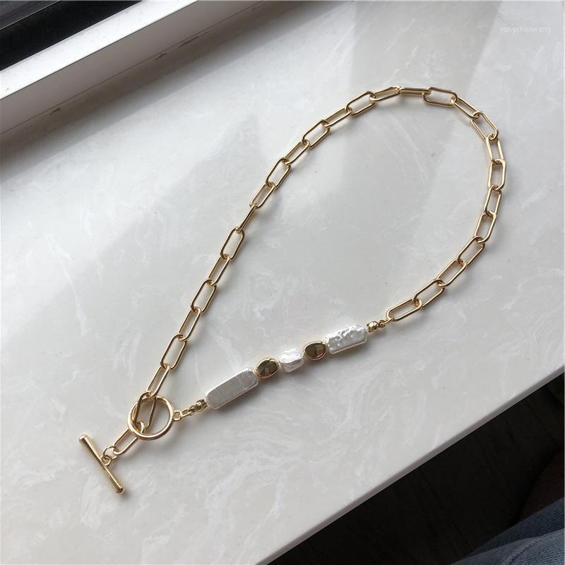 Canner Vintage Irregular Slub Pearls Necklaces Punk Hip- For Couples Choker Lock Chain Necklace Boho Fashion Jewelry Chains 
Canner Vintage Irregular Slub Pearls Necklaces Punk Hip- For Couples Choker Lock Chain Necklace Boho Fashion Jewelry Chains