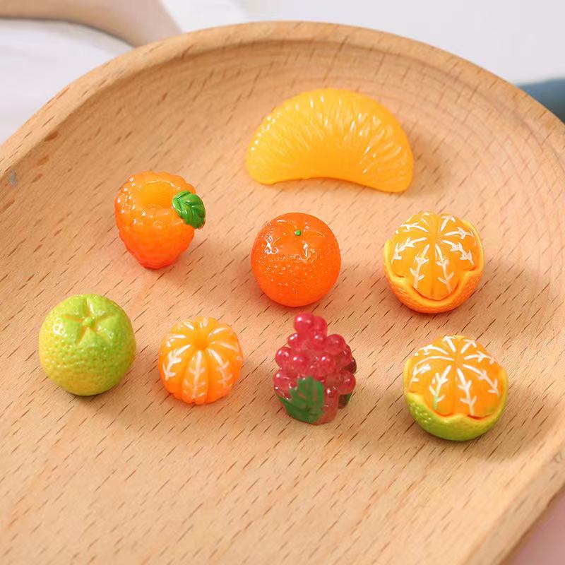 30pcs Cute Fruits Resin Components Charms Tangerine Strawberry Cabochon Scrapbooking Hair Bow Center Embellishments DIY Accessorie
30pcs Cute Fruits Resin Components Charms Tangerine Strawberry Cabochon Scrapbooking Hair Bow Center Embellishments DIY Accessorie