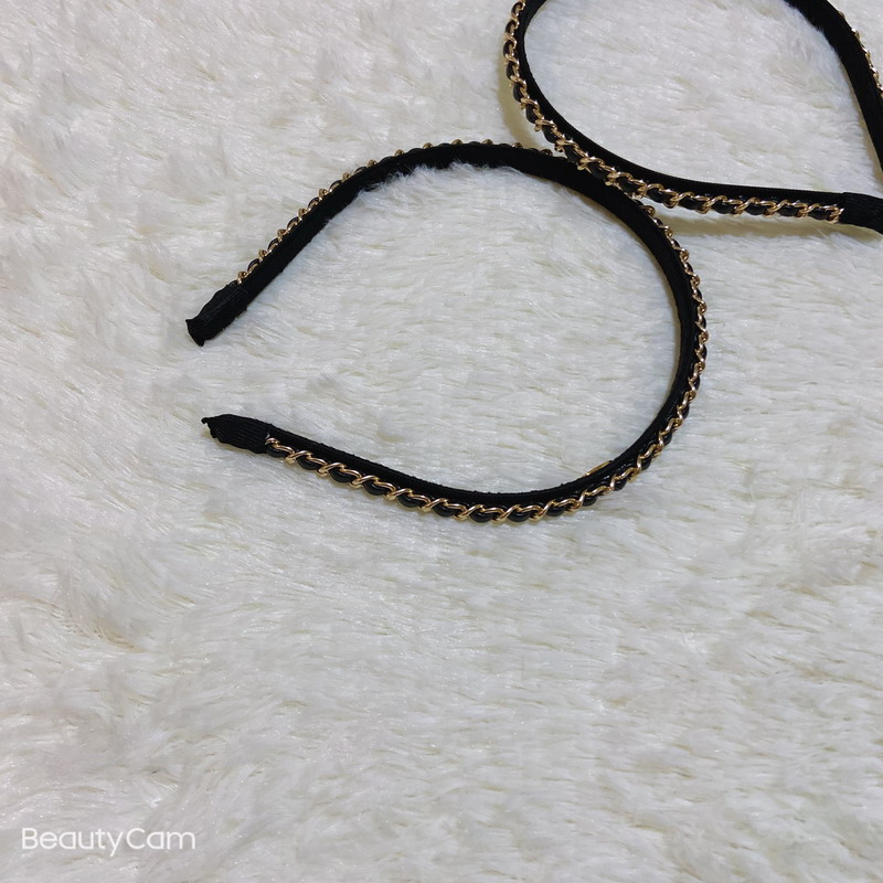 Party gift Fashion Black leather chain headband hair band hairpin for ladies collection delicate Items hair accessories jewelry
Party gift Fashion Black leather chain headband hair band hairpin for ladies collection delicate Items hair accessories jewelry