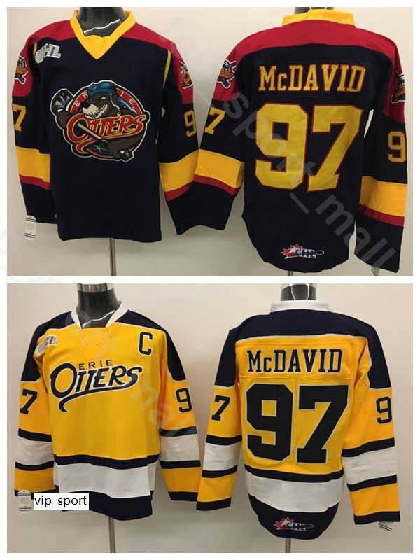 Erie Otters Edmonton 97 Connor McDavid College Jersey Men Ice Hockey Premier OHL With COA Team Color Black Away Yellow Quality
Erie Otters Edmonton 97 Connor McDavid College Jersey Men Ice Hockey Premier OHL With COA Team Color Black Away Yellow Quality