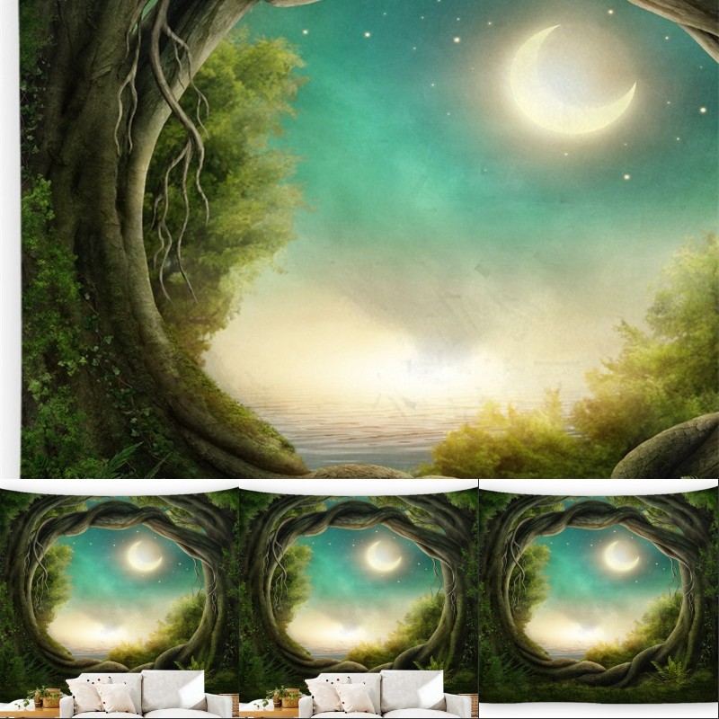 3D Nature Tree Art Hole Large Carpet Wall Hanging Mattress Bohemian Rug Blanket Camping Tent Fantasy Forest Printing Tapestry 485 R2, As shown
3D Nature Tree Art Hole Large Carpet Wall Hanging Mattress Bohemian Rug Blanket Camping Tent Fantasy Forest Printing Tapestry 485 R2, As shown