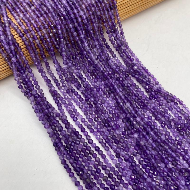 Other Faceted Round Crystal Amethysts Stone Spacer Beads For Jewelry Making Bracelet Necklace Accessories Women Gifts Size 3mm
Other Faceted Round Crystal Amethysts Stone Spacer Beads For Jewelry Making Bracelet Necklace Accessories Women Gifts Size 3mm