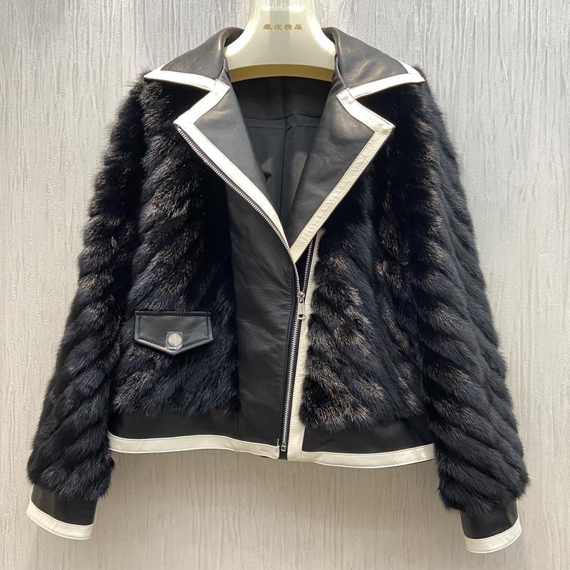 Women's Fur & Faux Winter Clothes Women 2021 Real Mink Jackets Turn Down Collar Genuine And Leather Outwear Female Cloth, Black
Women's Fur & Faux Winter Clothes Women 2021 Real Mink Jackets Turn Down Collar Genuine And Leather Outwear Female Cloth, Black