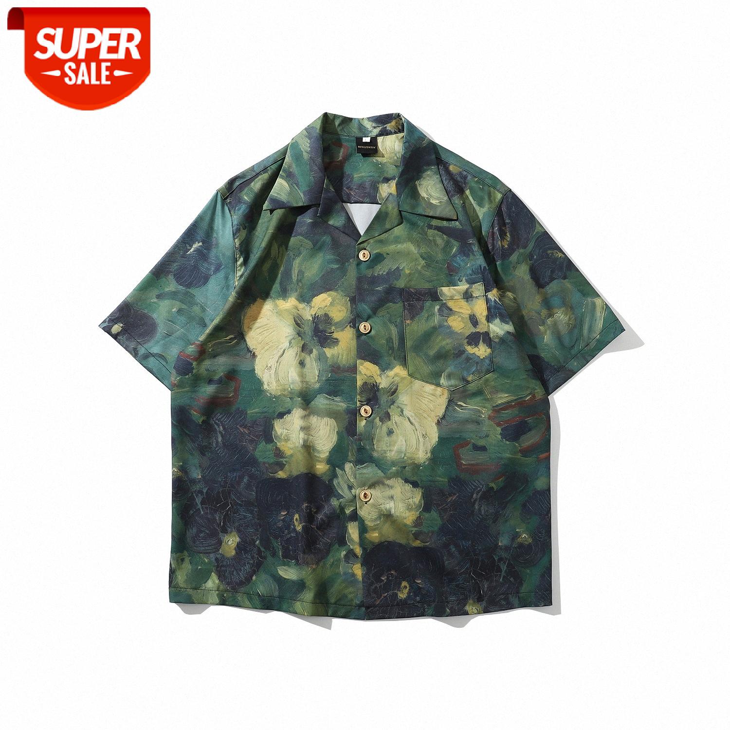 Wei Yi Flower Shirt Men's Retro Hong Kong Flavor Loose Style Beach Holiday Floral Couple Short Sleeve #VX1t, White;black
Wei Yi Flower Shirt Men's Retro Hong Kong Flavor Loose Style Beach Holiday Floral Couple Short Sleeve #VX1t, White;black