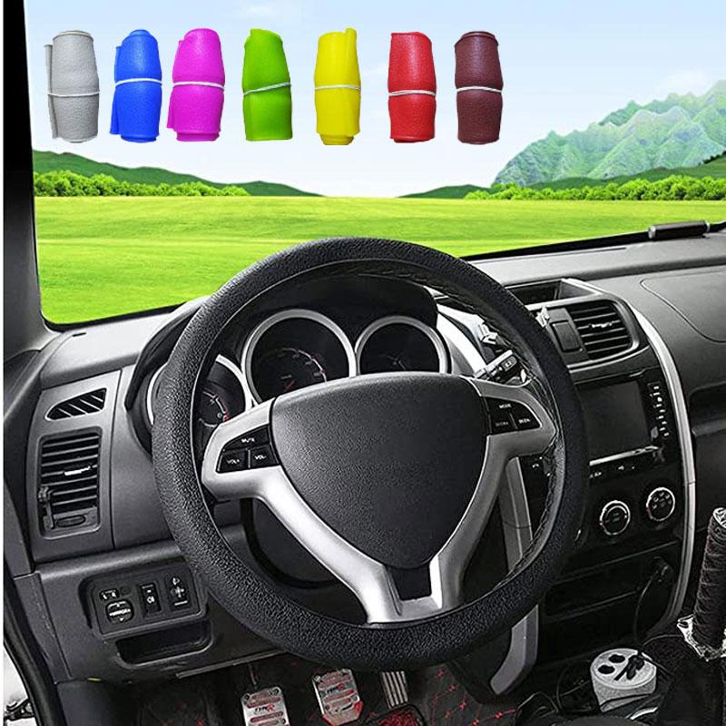 Steering Wheel Covers Car Silicone Elastic Glove Cover Texture Soft Multi Color Auto Ptotector Shell Accessories Universal
Steering Wheel Covers Car Silicone Elastic Glove Cover Texture Soft Multi Color Auto Ptotector Shell Accessories Universal
