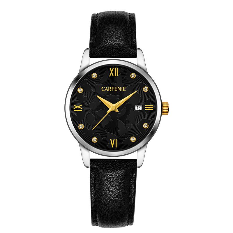 Wristwatches Dropship Watch Women Carfenie Brand Fashion Dress Ladies Watches Leather Analog Quartz Wrist, Silver
Wristwatches Dropship Watch Women Carfenie Brand Fashion Dress Ladies Watches Leather Analog Quartz Wrist, Silver
