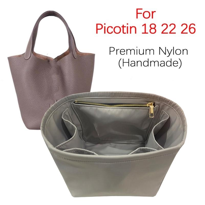 For Picotin 18 22 26 Insert Bags Organizer Makeup Handbag Organize Inner Purse Portable base shaper Premium nylon (Handmade 210322
For Picotin 18 22 26 Insert Bags Organizer Makeup Handbag Organize Inner Purse Portable base shaper Premium nylon (Handmade 210322