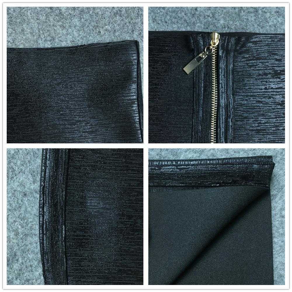 Bandage Skirts Fashion Sexy Arrival Summer Black Bodycon Party Celebrity Club 210619