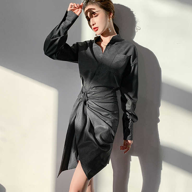 chic Women's dresses elegant slim waist OL dress Spring summer french romantic dress 210702