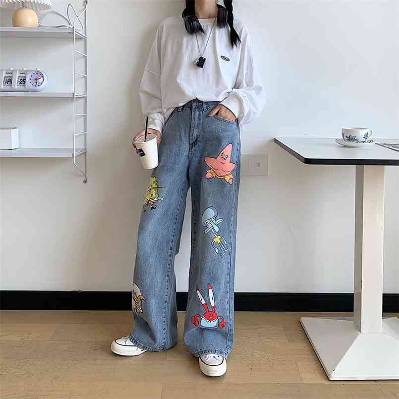 Cartoon Jeans Women Cute Hip Hop Pants Fashion Loose Rock Harajuku Autumn High Street Casual Funny Pant Streetwear Female 210720
Cartoon Jeans Women Cute Hip Hop Pants Fashion Loose Rock Harajuku Autumn High Street Casual Funny Pant Streetwear Female 210720