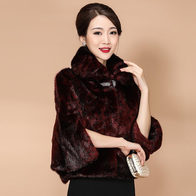 Women's Fur & Faux Coat Short Winter Women Bat Sleeve Big Size Jackets Overcoat Womens Coats Jaqueta Feminina KJ281, Brown
Women's Fur & Faux Coat Short Winter Women Bat Sleeve Big Size Jackets Overcoat Womens Coats Jaqueta Feminina KJ281, Brown