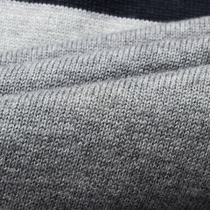Winter Casual Men's Sweater O-Neck Striped Slim Fit Knittwear Mens Sweaters Pullovers Pullover Men Pull Homme 210818