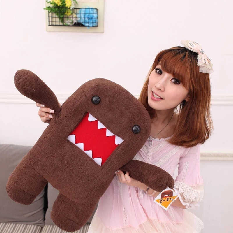 Lovely Domo Kun Plush Toys 20cm 32cm 42cm Cartoon Plush Stuffed Doll Toys Baby Child Toys Birthday Gift Q0727