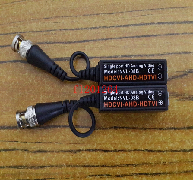 100pcs/lot(50Pairs) High Quality Camera CCTV BNC Press-Fit Video Balun Transceiver Cable HD TVI/CVI/AHD Adapter