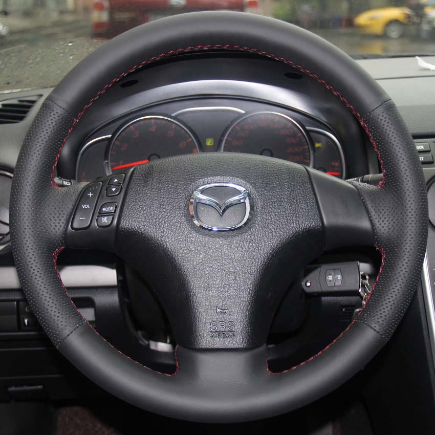 Steering wheel cover Case for MAZDA 3 Mazda 5 Mazda 6 old models Genuine leather DIY Hand-stitch Car styling Anti-slip car covers
Steering wheel cover Case for MAZDA 3 Mazda 5 Mazda 6 old models Genuine leather DIY Hand-stitch Car styling Anti-slip car covers