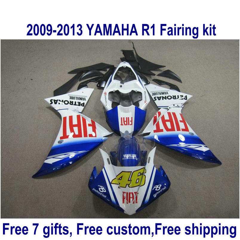 7 free gifts fairing kit for YAMAHA R1 2009-2013 white black blue fairings set YZF R1 09 10 11 12 13 HA57, Same as the picture shows
7 free gifts fairing kit for YAMAHA R1 2009-2013 white black blue fairings set YZF R1 09 10 11 12 13 HA57, Same as the picture shows