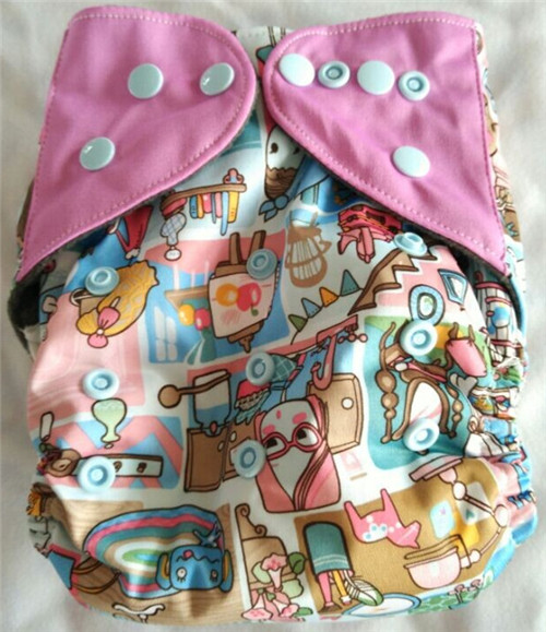 2016 New Designe Naughtybaby Heavy Wetter Night AIO AI2 Newborn Cloth Diapers Nappies Fit All Free Shipping