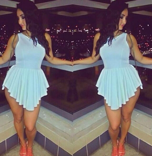 Hot Sale Night Club Dresses Irregular Hem Bandage Dress Sexy Women's Plus Size Skater Dress Party Bodycon Dresses