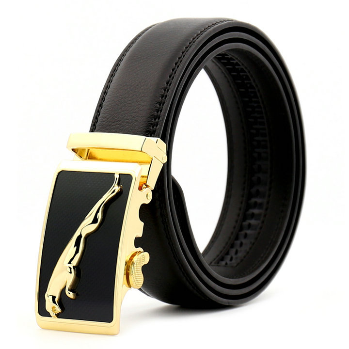 New High luxury designers Men&#039;s jaguar automatic buckle black belt Designer Belts of men jeans belt от DHgate WW