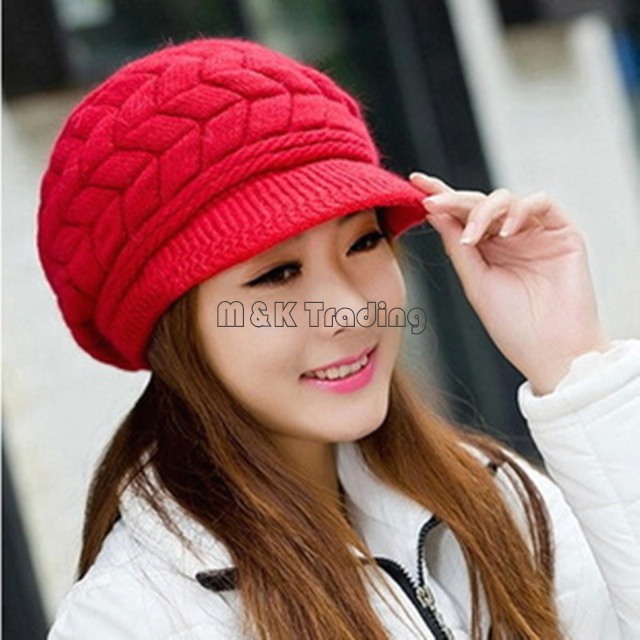 Fashion Crochet Beanie Hats Elegant Women Hat Winter And Fall Skull Caps Knitted Cap Keep Warm Multi Colors