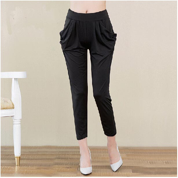 Women Harem Pants High Waist Elastic Harem Trousers for Female Autumn Casual Loose Pant Solid Capris, Ankle length-army green
Women Harem Pants High Waist Elastic Harem Trousers for Female Autumn Casual Loose Pant Solid Capris, Ankle length-army green